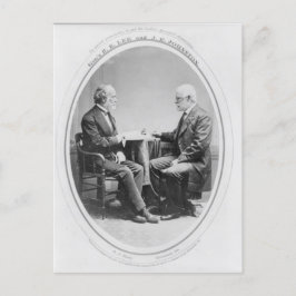 Robert E. Lee och Joseph E. Johnston Vykort
