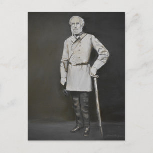 Robert E. Lee Porträtt General Art Postcard Vykort