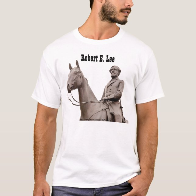 Robert E. Lee Skjorta T-shirt (Framsida)