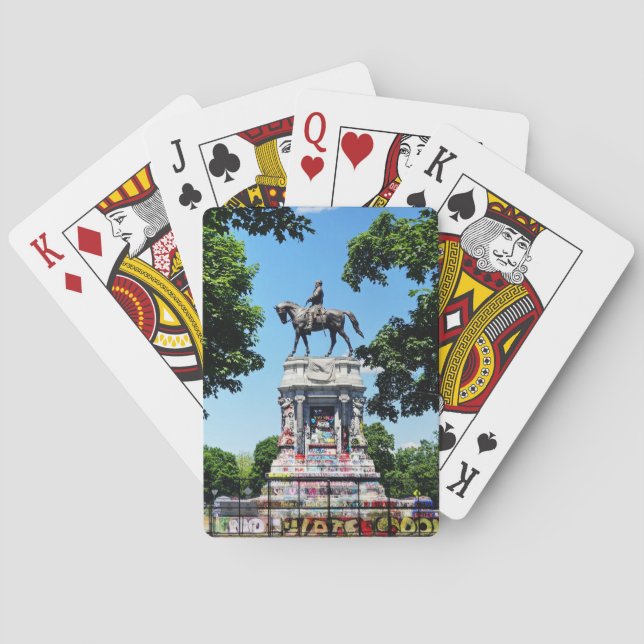 Robert E. Lee Statue Casinokort (Baksidan)