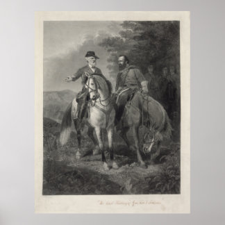 Robert E. Lee & Stonewall Jackson:s senaste möte Poster