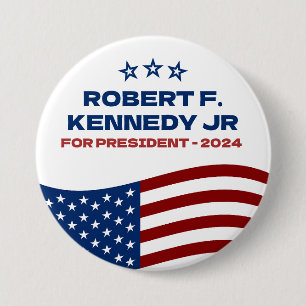 Robert F Kennedey Jr för president 2024 Knapp