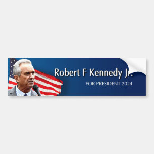 Robert F Kennedy Jr för president 2024 Bildekal