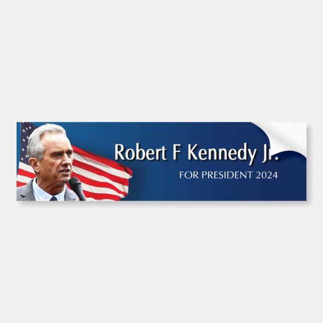 Robert F Kennedy Jr för president 2024 Bildekal (Framsidan)