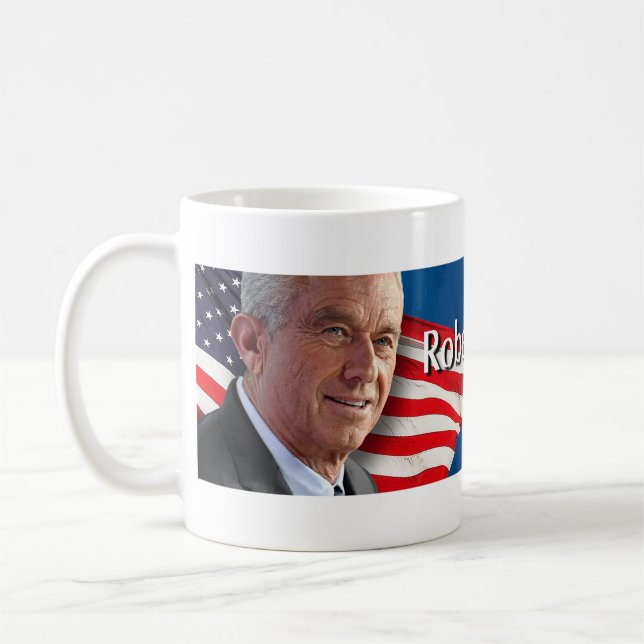 Robert F Kennedy Jr för president 2024 Kaffemugg (Vänster)