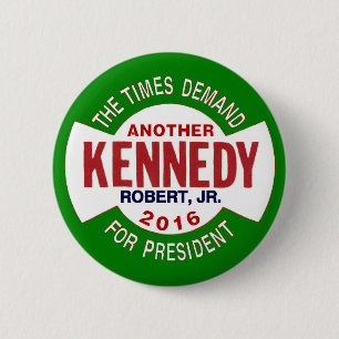 Robert F. Kennedy, jr. för presidenten 2016 Knapp