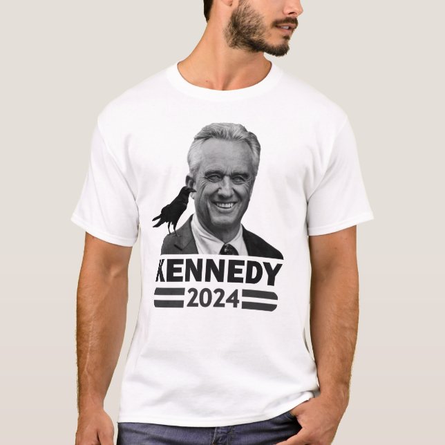 Robert F Kennedy och Raven 2024 T Shirt (Framsida)