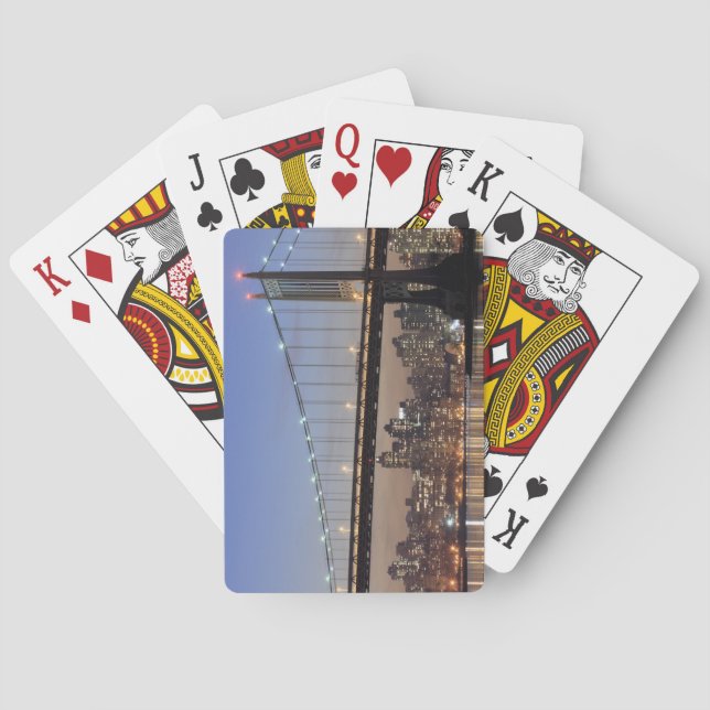 Robert F. Kennedy Överbrygga Casinokort (Baksidan)