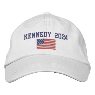 Robert F Kennedy President 2024 med American Flagg Broderad Keps