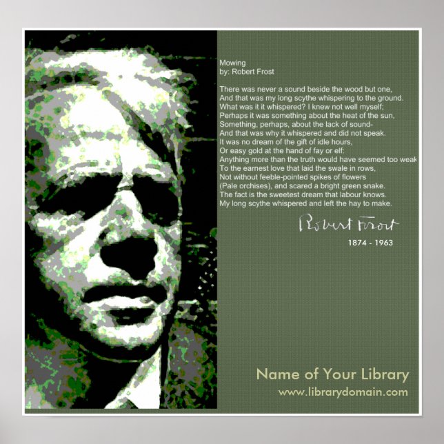 Robert Frost Poster (Framsidan)