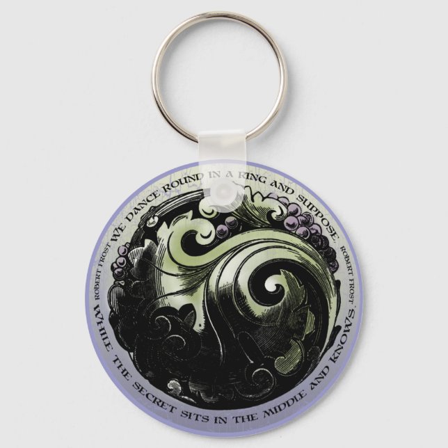 Robert Frost Verse Nyckelring (Framsida)