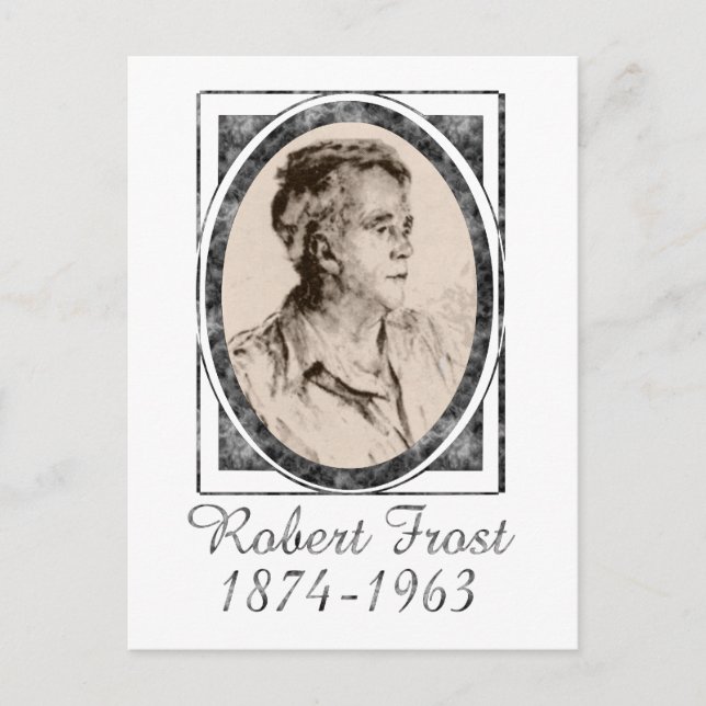 Robert Frost Vykort (Framsida)
