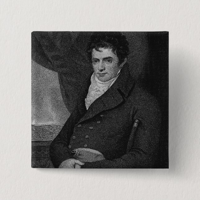 Robert Fulton (1765-1815) som inristas av George, Knapp (Framsida)