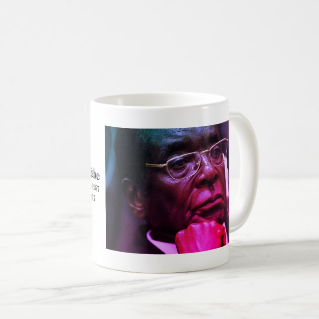 Robert G. Mugabe, Zimbabwes president Kaffemugg (Framsida höger)