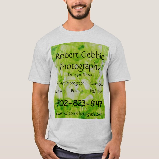 Robert Gebbie fotografi T-shirt (Framsida)