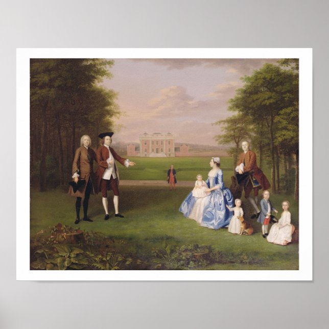 Robert Gwillym of Atherton and his Family, c.1745- Poster (Framsidan)
