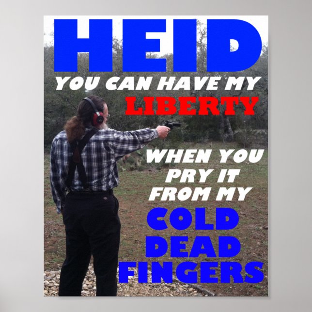 Robert Heid "Liberty" Poster (Framsidan)