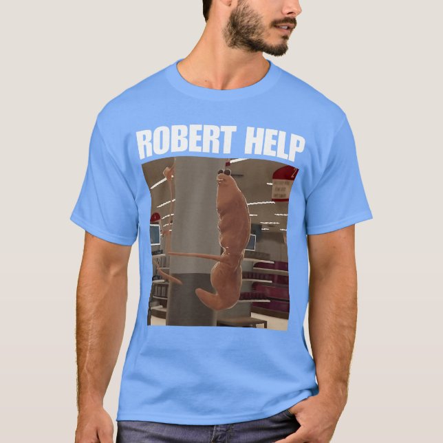 Robert Help Marcushe Worm vintage T Shirt (Framsida)