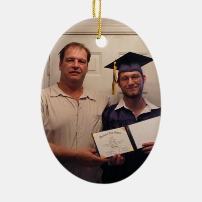 Robert Hoynes Tributeprydnad #5 Julgransprydnad Keramik (Baksidan)