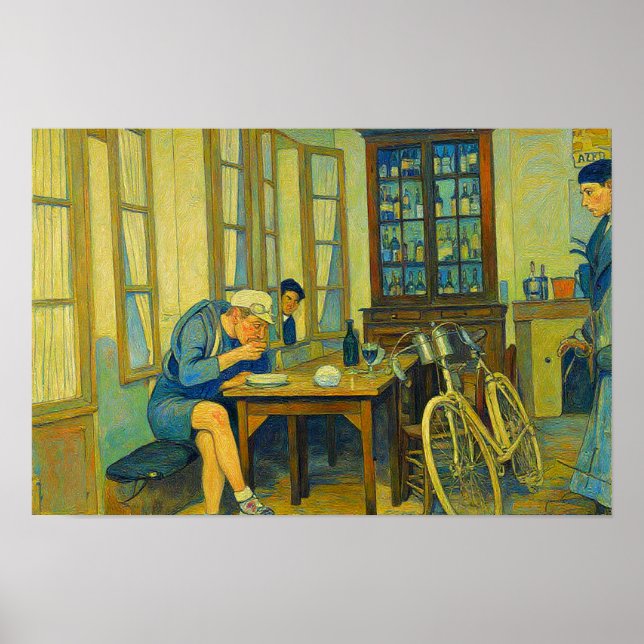 Robert Jacquinot Tour Stage 5 Tar En Paus 1922 Poster (Framsidan)