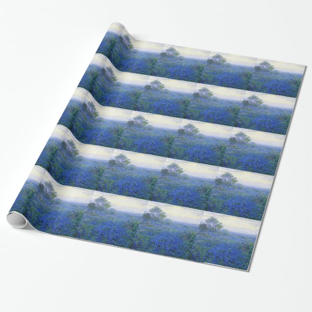 Robert Julian Onderdonk en-molnig-dag-bluebonnets Presentpapper (Utrullad)