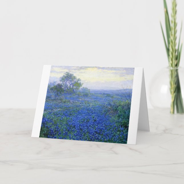 Robert Julian Onderdonk en-molnig-dag-bluebonnets Tack Kort (Framsida)