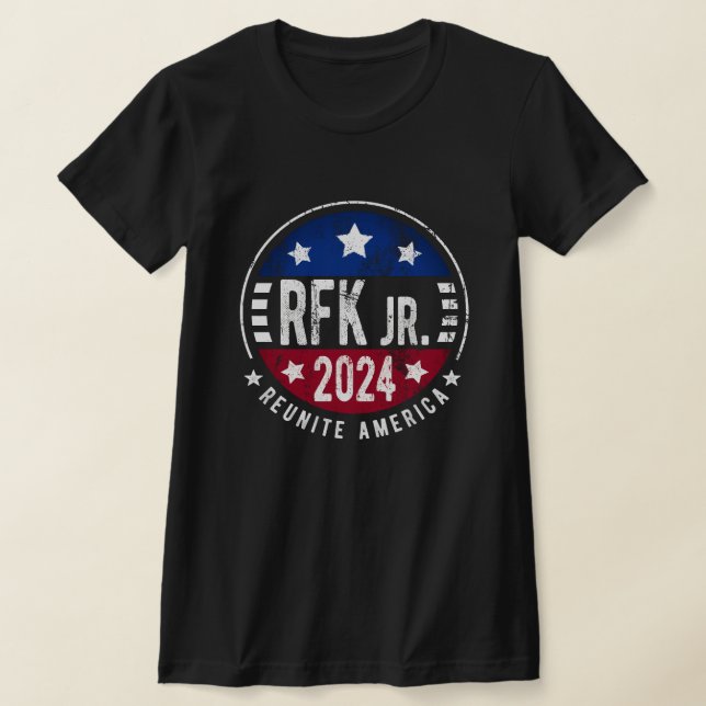 Robert Kennedy, Jr. för president 2024 T Shirt (Laydown)