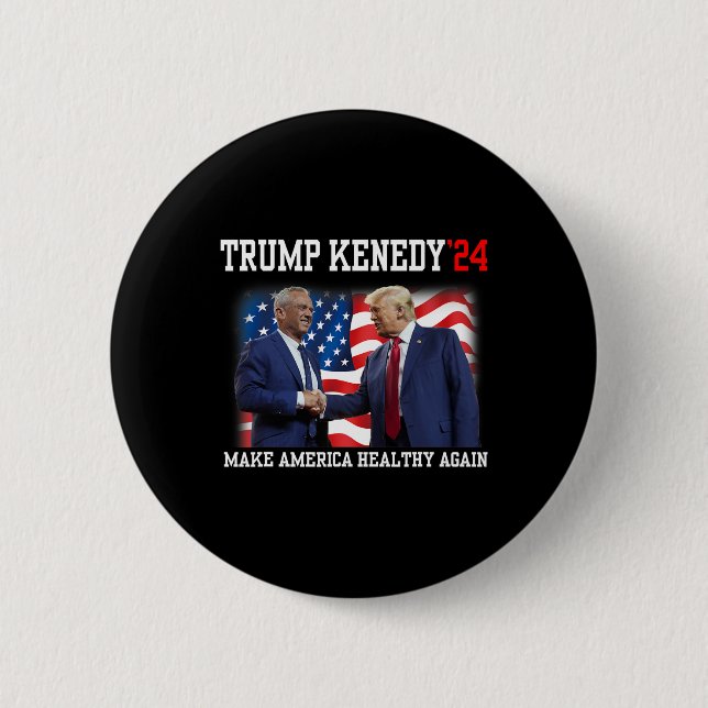 Robert Kennedy Jr Rfk Jr för Trump Unity President Knapp (Framsida)