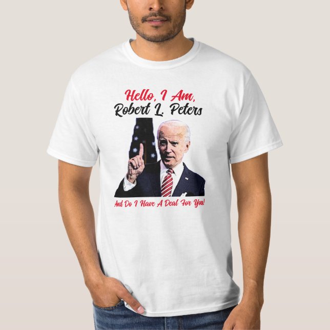 Robert L. Peters T Shirt (Framsida)