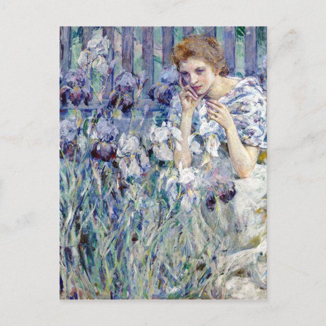 Robert Lewis Reid Fleur de Lis Vykort (Framsida)