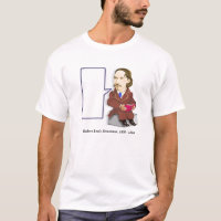 Robert Louis Stevenson 1850 t-shirt. -1894