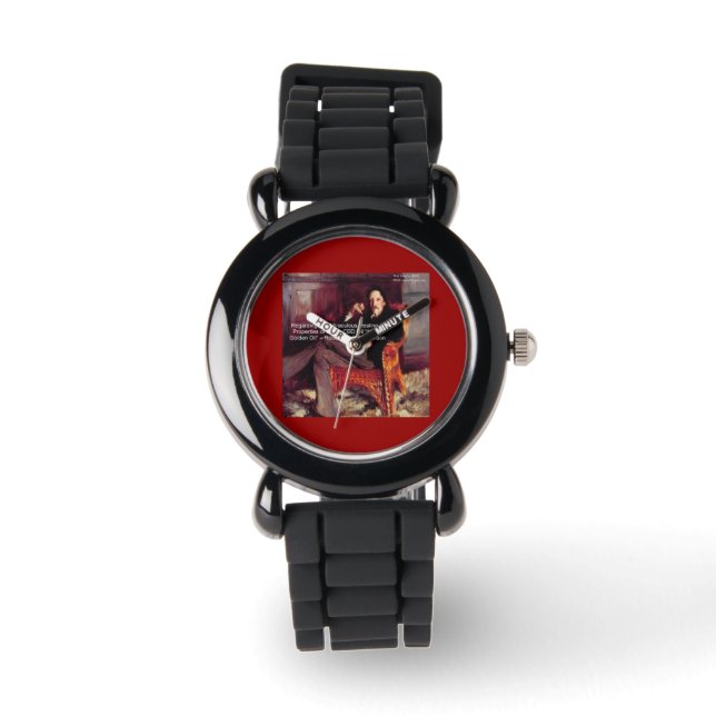 Robert Louis Stevenson CBD-olja Citat Unisex Klock Armbandsur (Framsida)