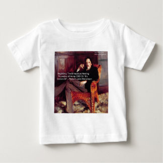 Robert Louis Stevenson & Citat CBD är Guldolja T-shirt