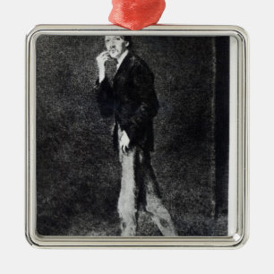 Robert Louis Stevenson Julgransprydnad Metall