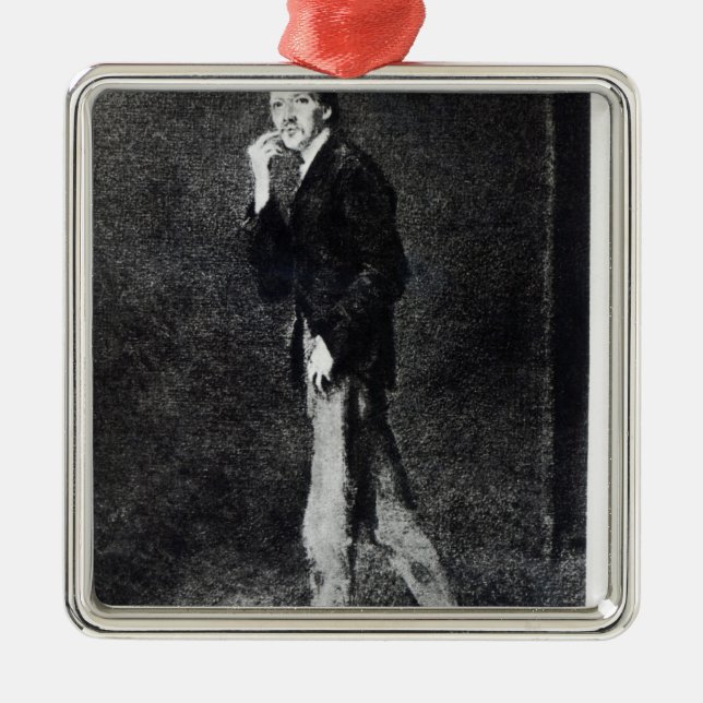 Robert Louis Stevenson Julgransprydnad Metall (Framsidan)