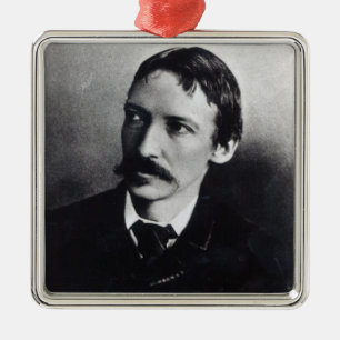 Robert Louis Stevenson Julgransprydnad Metall