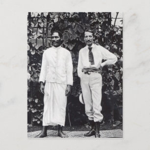 Robert Louis Stevenson och hans vän Vykort