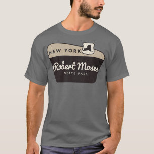 Robert Moses State Park New York Välkomsttecken T Shirt