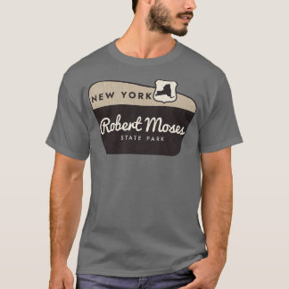 Robert Moses State Park New York Välkomsttecken T Shirt