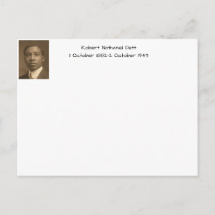 Robert Nathaniel Dett Vykort
