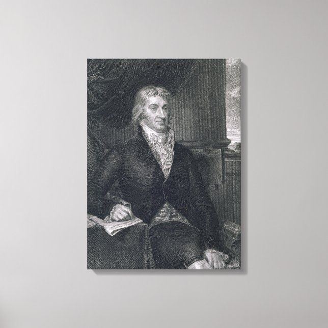 Robert R. Livingston, graverad av E. Mackenzie (en Canvastryck (Framsida)