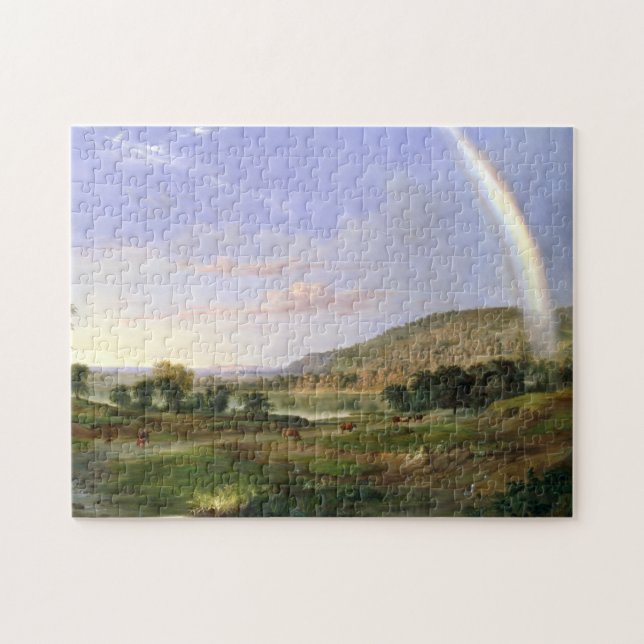 Robert S. Duncanson Ligcape med Rainbow Pussel (Horisontell)