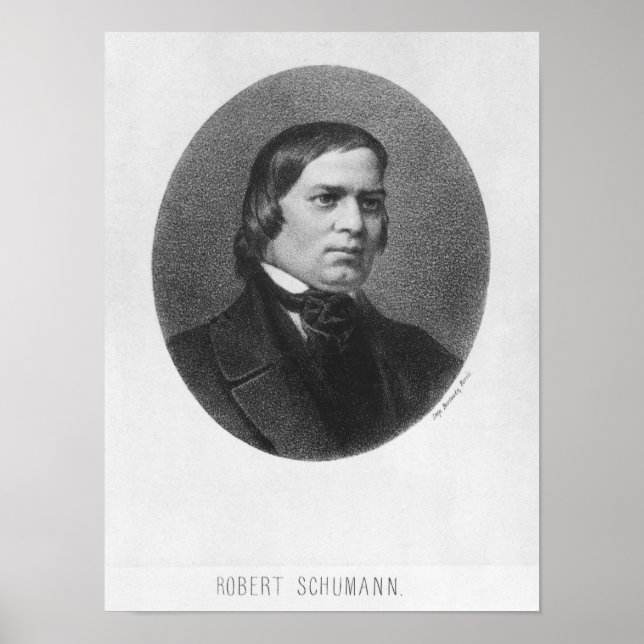 Robert Schumann, 1839 Poster (Framsidan)