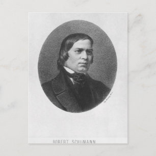 Robert Schumann, 1839 Vykort