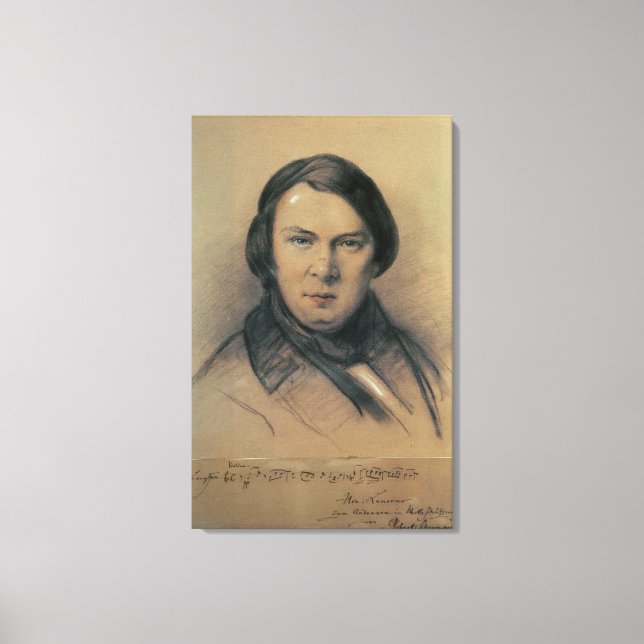 Robert Schumann 1853 Canvastryck (Framsida)