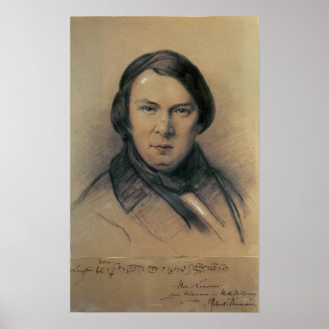 Robert Schumann 1853 Poster (Framsidan)