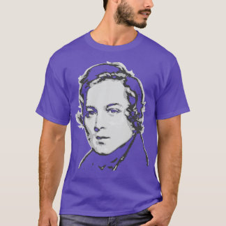 Robert Schumann Black and White T Shirt