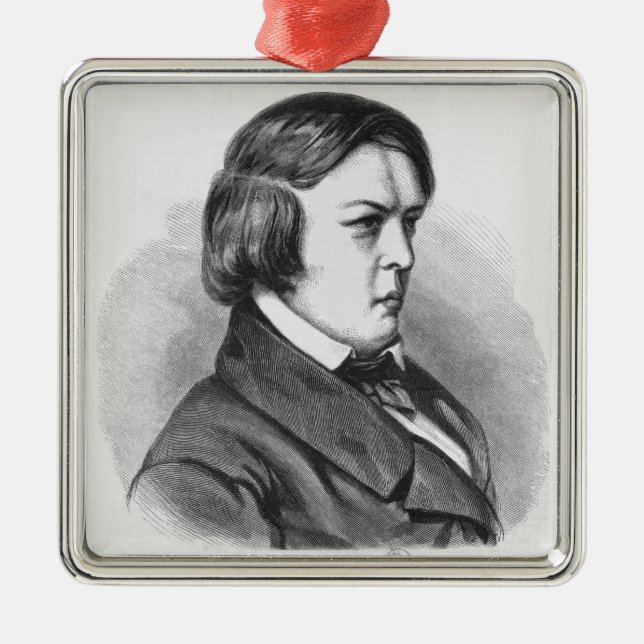 Robert Schumann Julgransprydnad Metall (Framsidan)