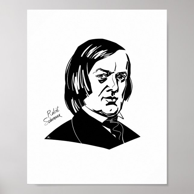Robert Schumann Poster (Framsidan)