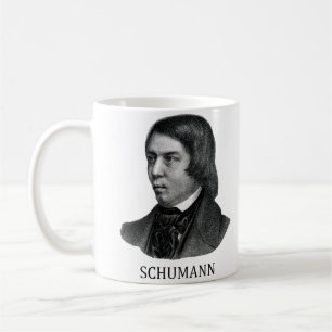 Robert Schumann, svart Kaffemugg
